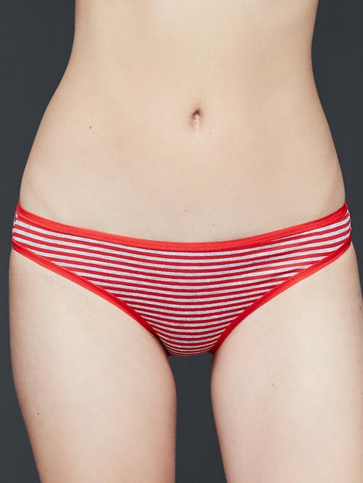 Gap Women Low Rise Bikini - Festv Strp Holly Berry