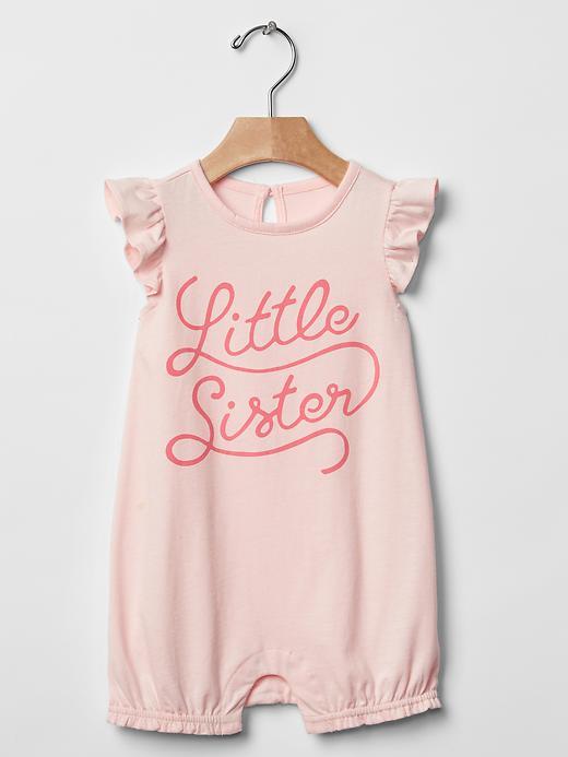 Gap Family Graphic Bubble One Piece - Pink Cameo