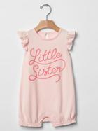 Gap Family Graphic Bubble One Piece - Pink Cameo