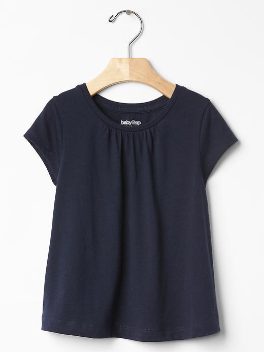 Gap Shirred Jersey Top - Blue Galaxy