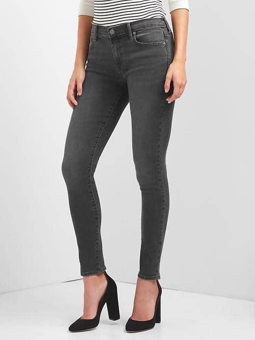 Gap Women Low Rise True Skinny Jeans - Black