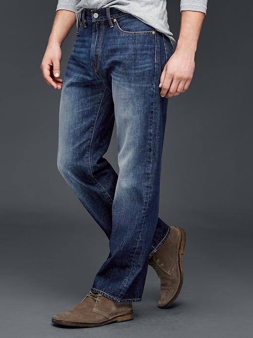 Gap Men Original 1969 Relaxed Fit Jeans - Medium Authentic Indigo