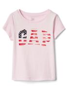 Gap Americana Logo Tee - Soft Plum