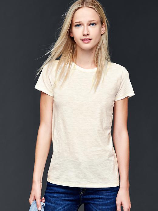 Gap Sparkle Trim Tee - Snow Cap