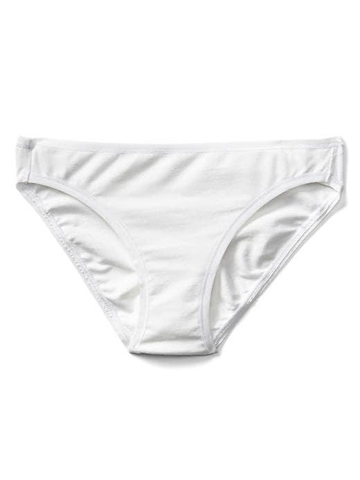 Gap Women Stretch Cotton Bikini - White