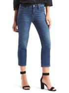Gap Women Authentic 1969 Slim Crop Jeans - Dark Indigo
