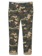 Gap Women Print Girlfriend Chino - Olive Camo