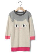 Gap Intarsia Cat Sweater Dress - Cat