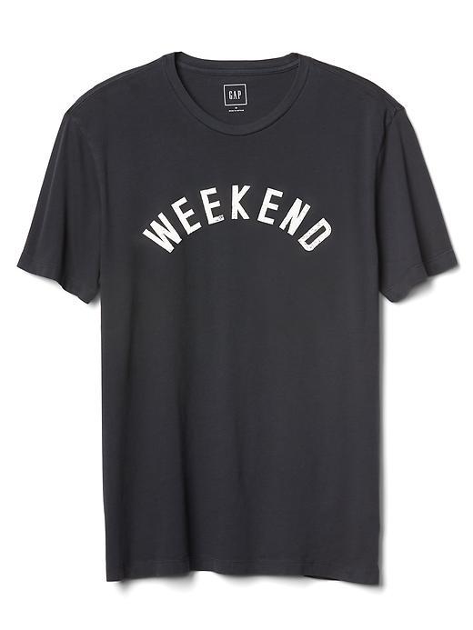 Gap Men Weekend Crewneck Tee - Moonless Night