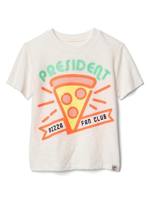 Gap Glow In The Dark Slub Tee - New Off White