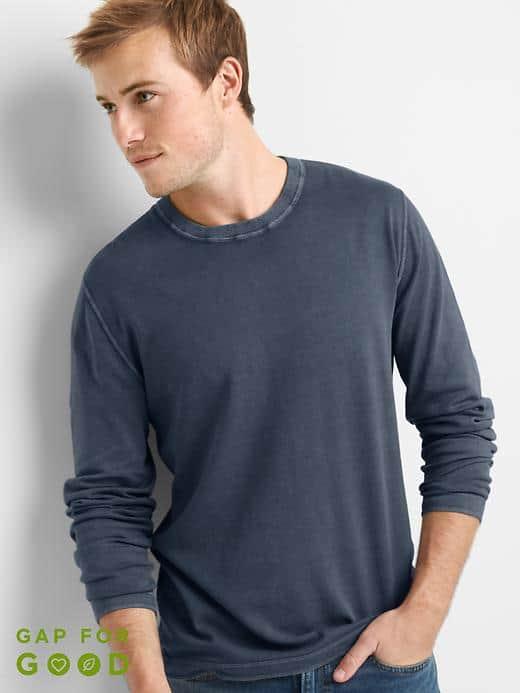 Gap Men Lightweight Crewneck - Tapestry Navy