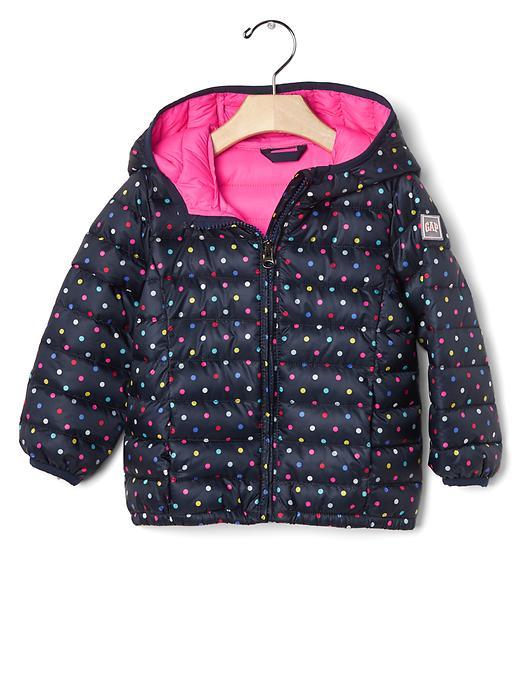 Gap Coldcontrol Lite Print Quilted Jacket - Mix Dot Print