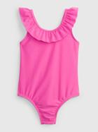 Toddler Recycled Ruffle Swim One-piece