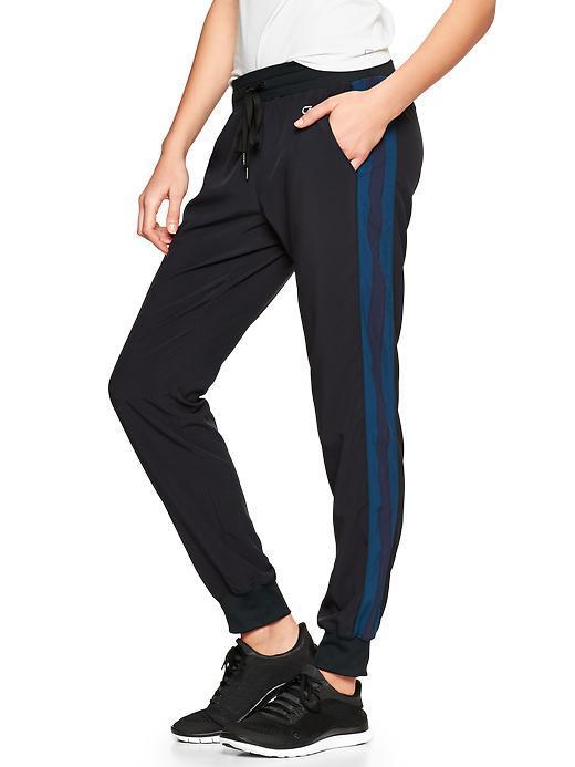 Gap Gapfit Stripe Panel Pants - Navy Seas