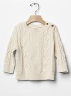 Gap Cable Knit Sweater - French Vanilla