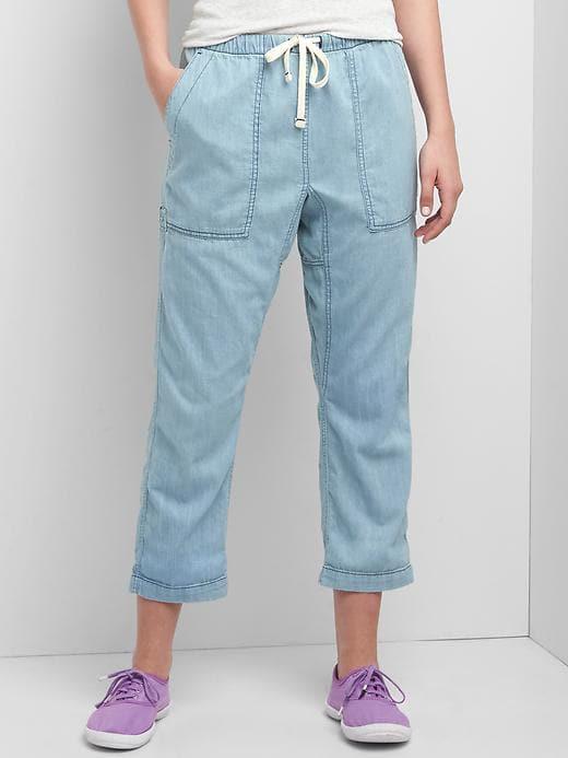 Gap Free City X Gap Denim Crop Joggers - Light Denim