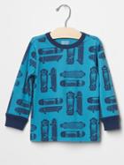 Gap Skateboard Tee - Ethereal Blue