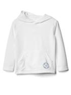 Gap Long Sleeve Hoodie Rashguard - White
