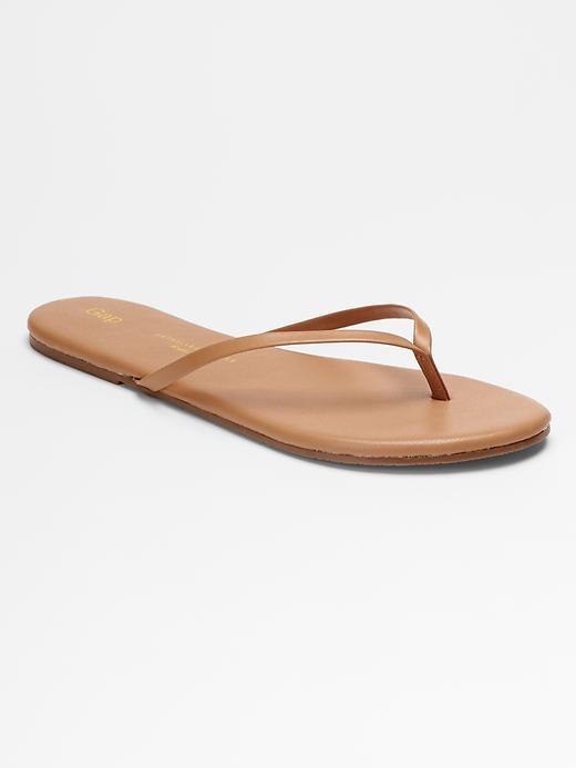 Gap Leather Flip Flops - Tannery