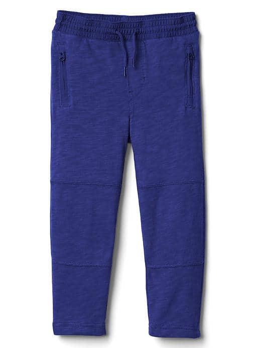 Gap Zip Jersey Pants - Deep Cobalt