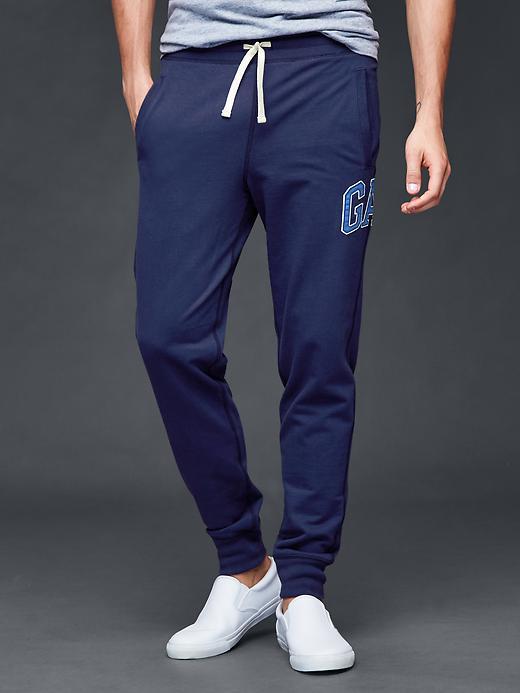 Gap Men Arch Logo Sweatpants - Military Blue
