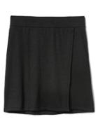 Gap Women Softspun Crossover Skirt - True Black