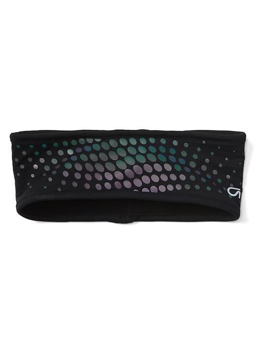 Gap Women Fleece Reflective Print Headband - Aurora Reflective