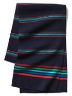 Gap Men Merino Wool Blend Stripe Ski Scarf - Rainbow Stripe
