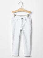Gap 1969 White Skinny Jeans - White Denim