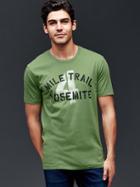 Gap Men Yosemite Graphic Tee - Green