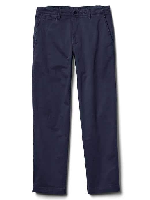 Gap Men Vintage Wash Relaxed Fit Chinos Stretch - Navy