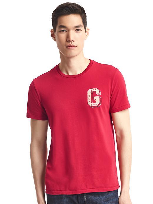 Gap Men Chest G Logo Tee - Lasalle Red