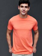 Gap Men Essential Short Sleeve Crew T Shirt - Flamingo