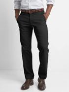 Gap Women Classic Stretch Straight Fit Khakis - True Black