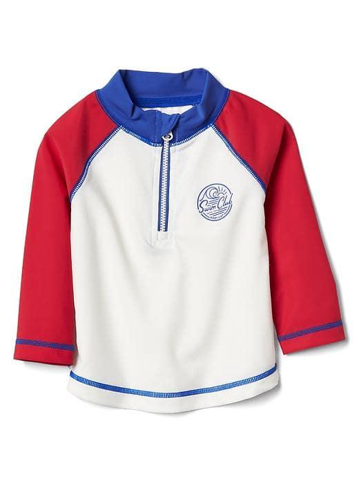Gap Americana Swim Club Rashguard - New Off White