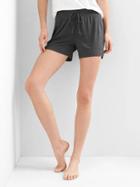 Gap Women Pure Body Modal Shorts - Charcoal Heather