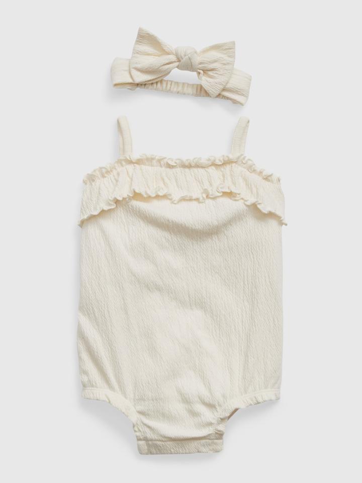 Baby Ruffle Bubble Shorty Set