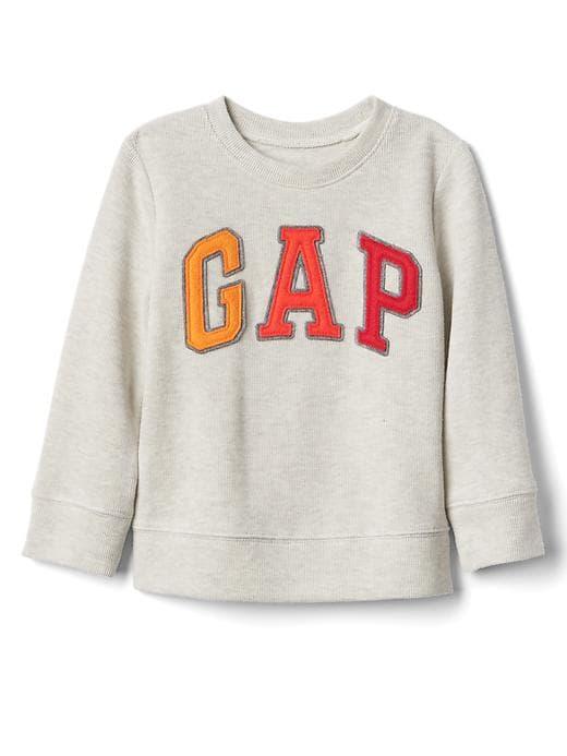 Gap Gradient Logo Pullover - Oatmeal Heather