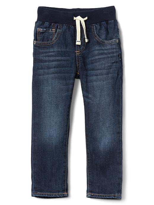 Gap Stretch Pull On Slim Jeans - Dark Wash Indigo