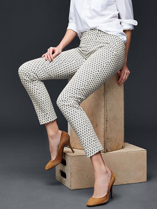 Gap Bi Stretch Skinny Ankle Pants - Black Diamond