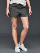 Gap Women Cargo Shorts - Washed Black