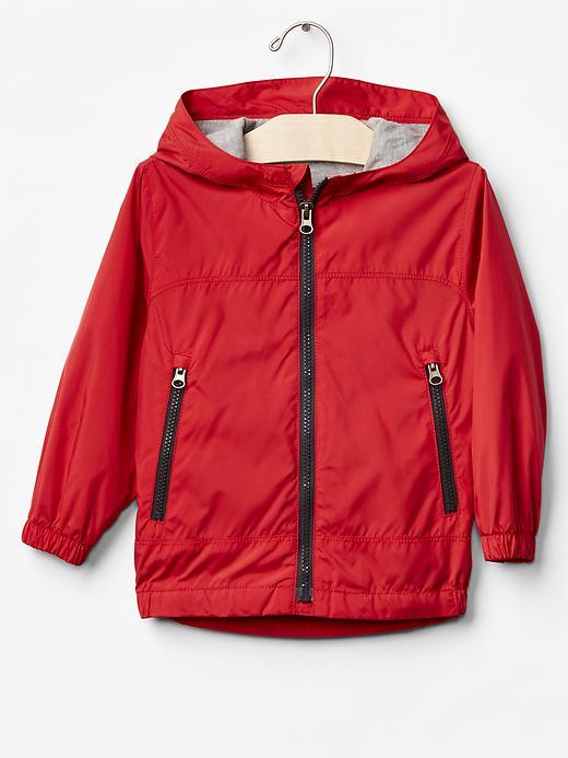 Gap Jersey Lined Windbreaker - Red
