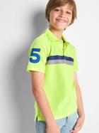 Gap Chest Stripe Short Sleeve Polo - Active Yellow