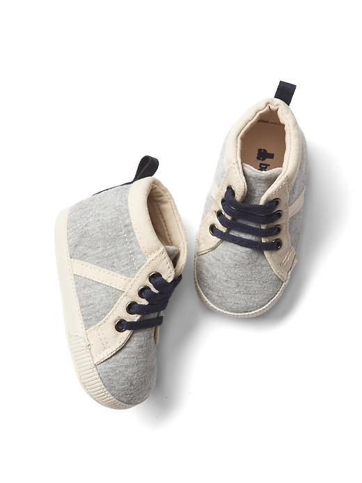 Gap Lace Up Canvas Sneakers - Grey Heather