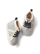 Gap Lace Up Canvas Sneakers - Grey Heather