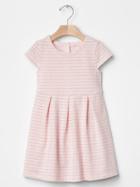 Gap Silver Stripe Fit & Flare Dress. - Pink Heather B0423