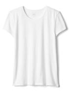 Gap Women Fitted Crewneck Tee - White
