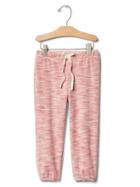 Gap Space Dye Velour Joggers - Pink Marled
