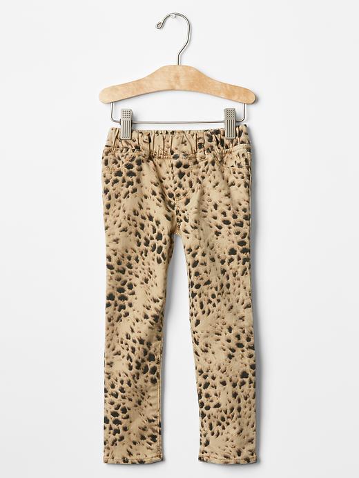 Gap 1969 Serious Stretch Cheetah Pull On Legging Jeans - Leopard Print