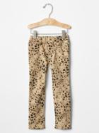 Gap 1969 Serious Stretch Cheetah Pull On Legging Jeans - Leopard Print